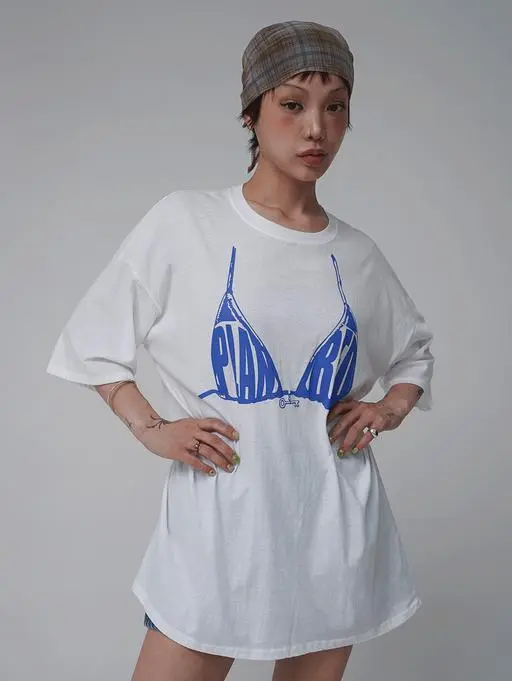 멜라 루즈핏 비키니 반팔티