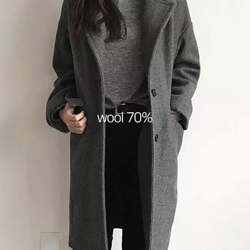 싱글 울 코트(wool 70%) - 5 color