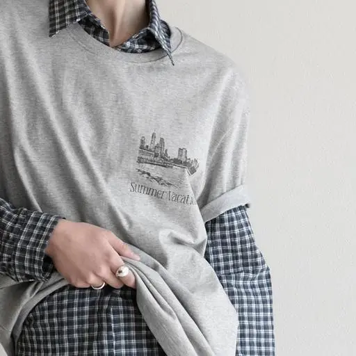 [오픈할인] made. 피그먼트 브루클린 프린팅 티셔츠 - 4 color