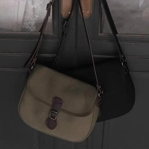 [역대최다코디/오픈할인+무료배송] #LENTO. Classic canvas leather bag - 2 color