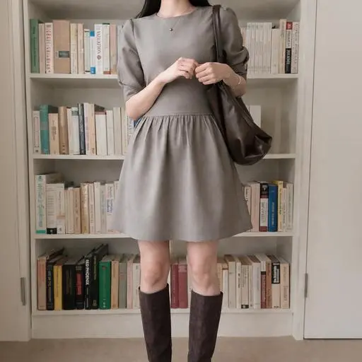 [오픈할인/무료배송] made. 리이브 더블핀주름 5부원피스 - 2 color