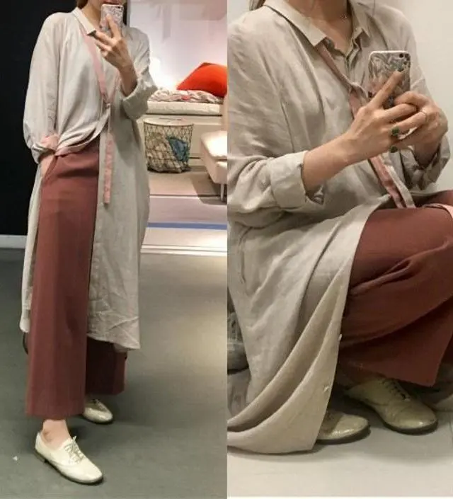 피치와 베이지의 환상조화
