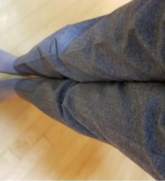 부드러운 겨울 모직 바지
