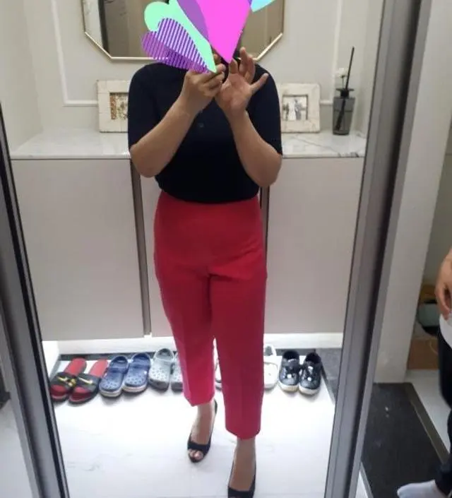 오픈 칼라 하프 슬리브(블랙)
