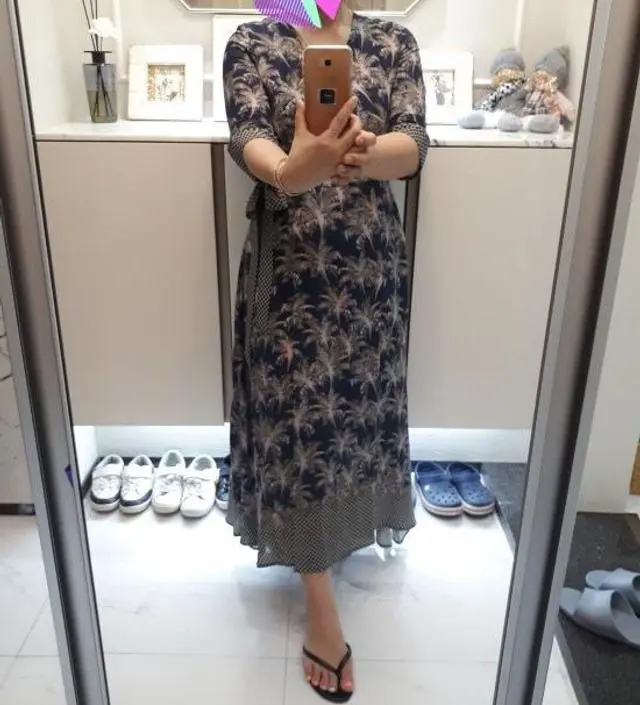 트로피컬 랩 원피스~
