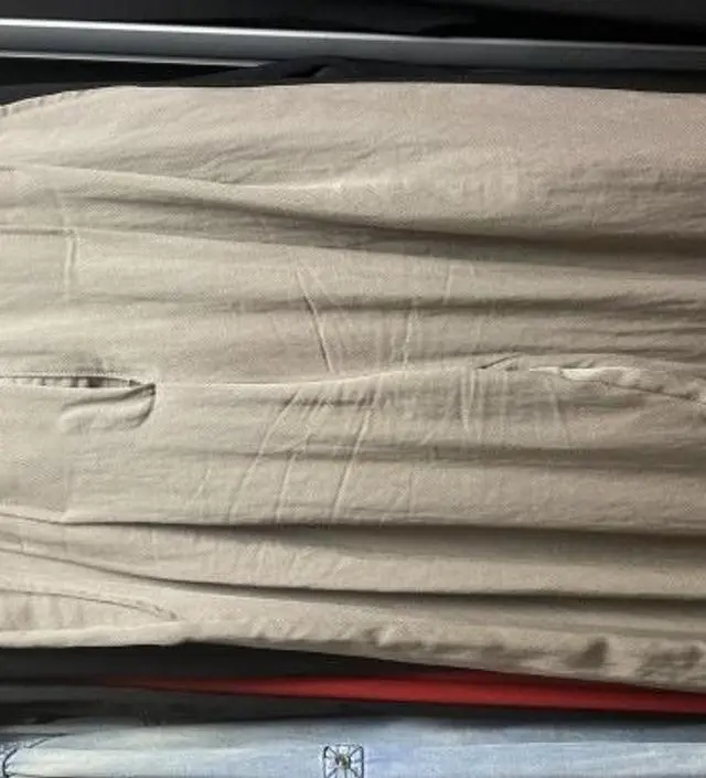 정돈된 라이프더블 플리츠 슬랙스
