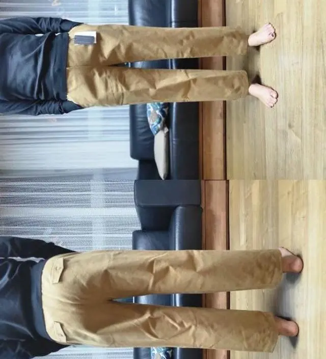 무릎 안나올거같은.
