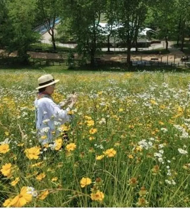 여름 포인트 스카프
