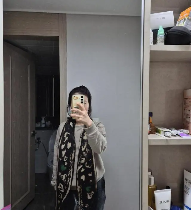 생각보다 기장이 긴편이어서 두번감아도 될정도예요
