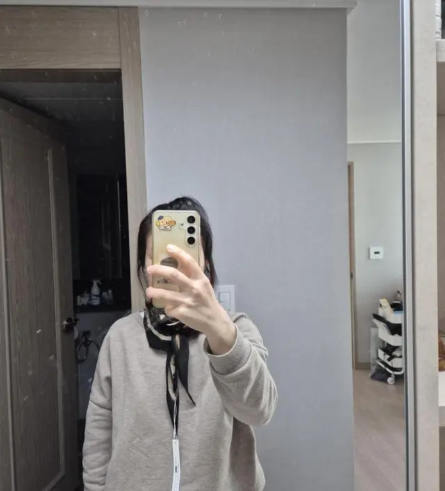 생각보다 기장이 긴편이어서 두번감아도 될정도예요
