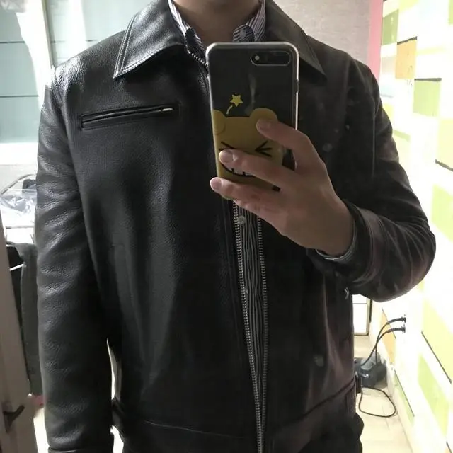 Cowhide single jacket - DOFFJASON
