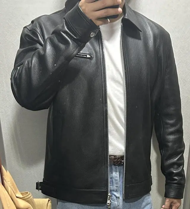 Cowhide single jacket - DOFFJASON