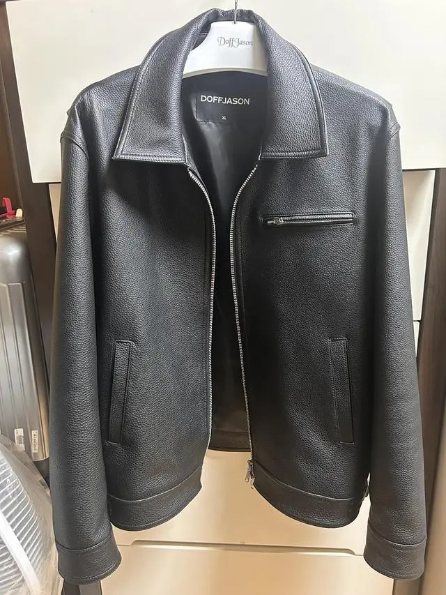 Cowhide single jacket - DOFFJASON