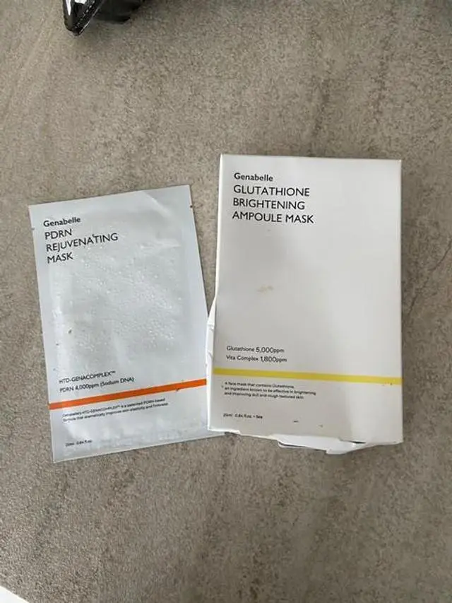 glutathione 600 ampoule mask medi peel bio intense white  MEDIPEEL       -    , Bio-Intense Glutathione White Ampoule Mask  -   UNBOXSHOP rich skincare Genabelle Glutathione Brightening Ampoule Mask