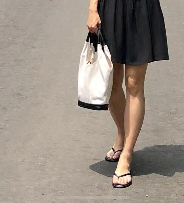 YEOMIM☆mini vase bag canvas black 2nd restock] Mini vase bag (canvas black) - YEOMIM