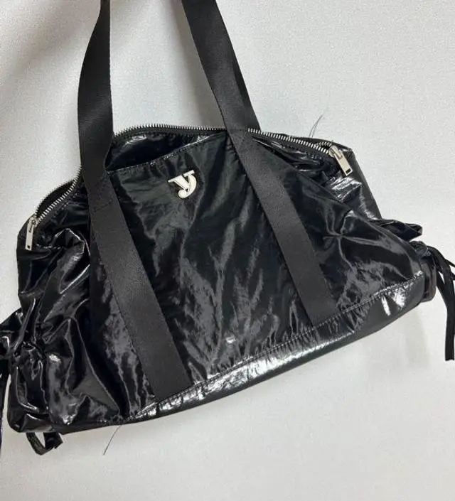 yeomimジムバッグ　gym tie bag 1st restock] Tie gym sack (silver) - YEOMIM