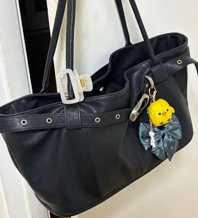 ★YEOMIM★ belted boat bag black 7/30 Pre-order delivery [5th restock] Belted boat bag (black