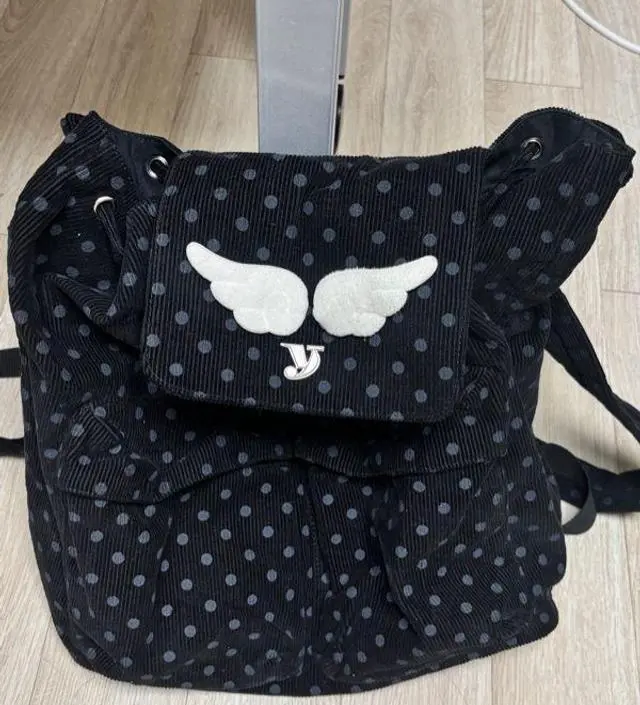 mini day backpack (dot corduroy)★【Yeomim】人気商品★ YEOMIM]Mini Day Backpack Dot Corduroy ☆NJZ着用☆
