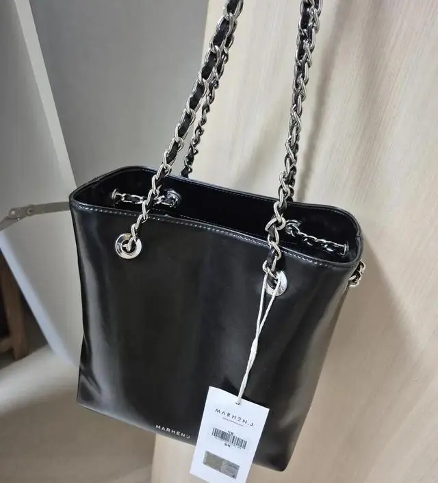 ◆MARHEN.J◆ Giselle square chain shoulder bag MJ1373947 MUSINSA | MARHEN.J Giselle Chain Shoulder Bag