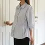 임부복*스트라이프조절랩 셔츠