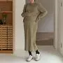 임부복*케이블니트스커트 투피스세트