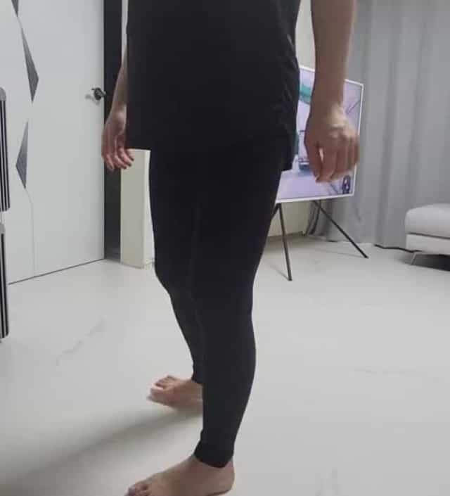 키 157에 50kg 27주 M사이즈 딱 맞아요!재질도 좋고 운동할 때 편하게 입을거 같아요!너