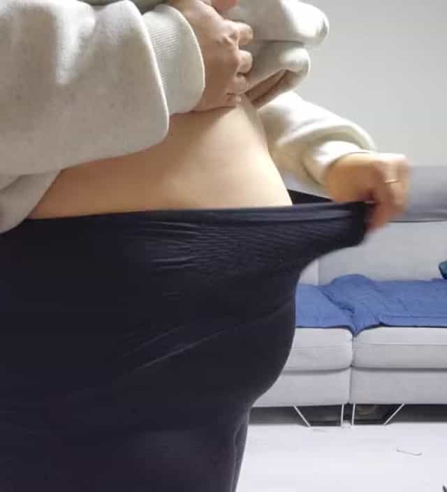 임신중기  이지만  첫아이도  아니고  원래 하비라  레깅스 살때마다
