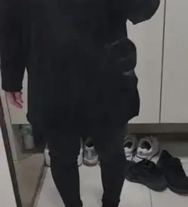 158센치 키에 약간 길긴하지만 집에서 입고 발목까지 따뜻하게 입으려고 키작녀로 안했