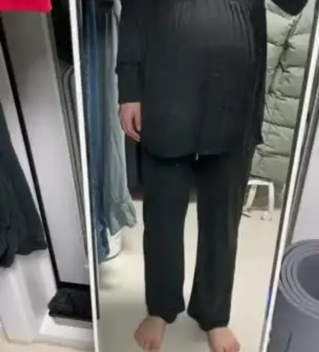 상/하의 분리 돼서 따로 입어도 좋을 것 같아요! 아직 출산 전이지만 원단도 부드럽고 