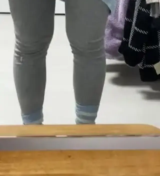 기모 레깅스만 신다가 집에서 수면잠옷 원피흐 입을 때 다리가 휑해서 샀어요! 저처럼 