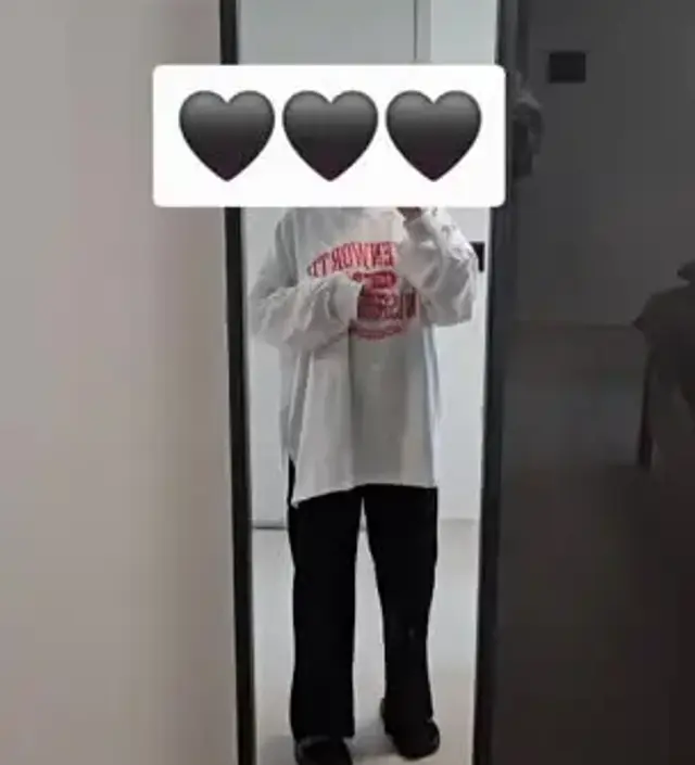 배가 나오니까 큰옷이 더 편한거같아요 이뻐용