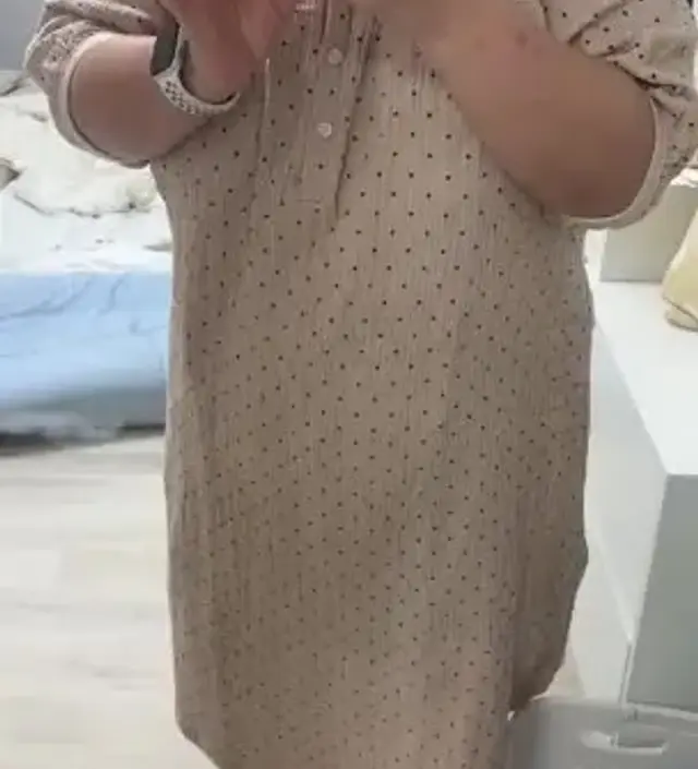 상품평을 보고 구매하게됐는데, 수유할때 옷 소재가 아기한테 좋을 것 같구 홈웨어로 입