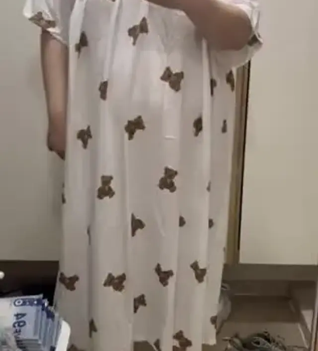 잠옷으로 남편 바지 입다가 점점 배가 불러오니 불편하던찰나에 넘 귀여운 잠옷을 발견