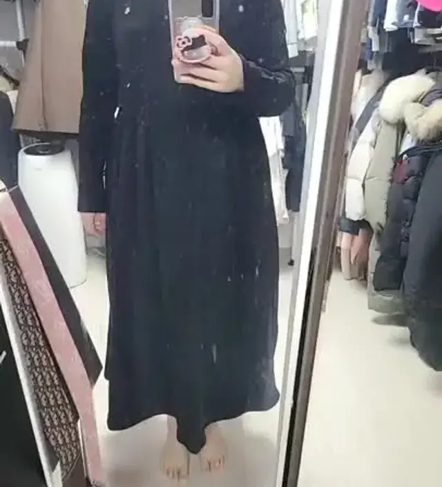 겨울에 입기 좋은 재질과 편해서 임부복으로 좋아요!!