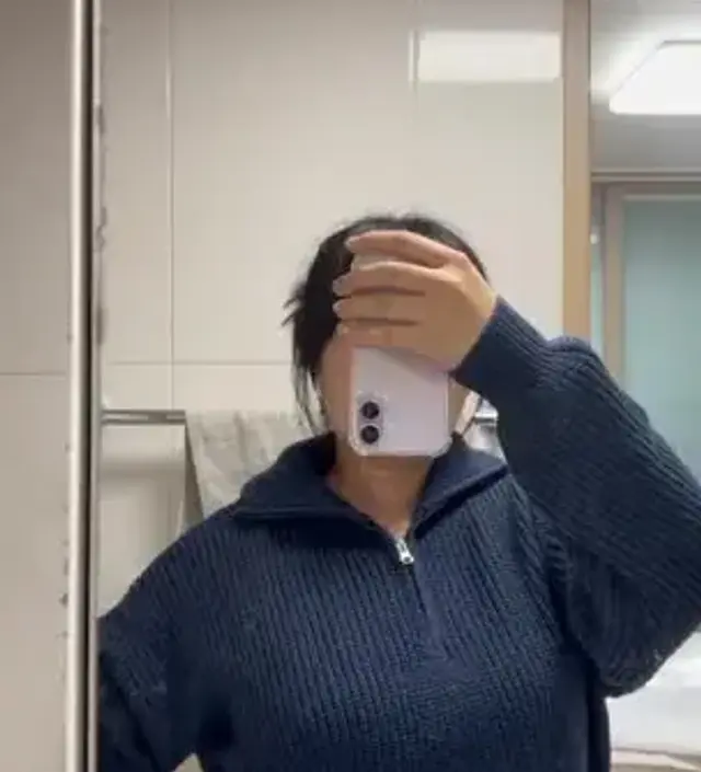 날씨가 금방 추워 질 것 같아서 미리 구매 했습니다 충분히 늘어나구요 만삭까지도 잘 