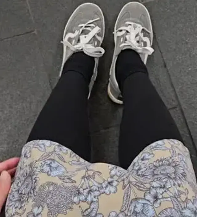 진작 살걸~~ 키 167 23주 임산부인데 배가 너무 편하고 따숩고 좋아요!! 무발 레깅스라