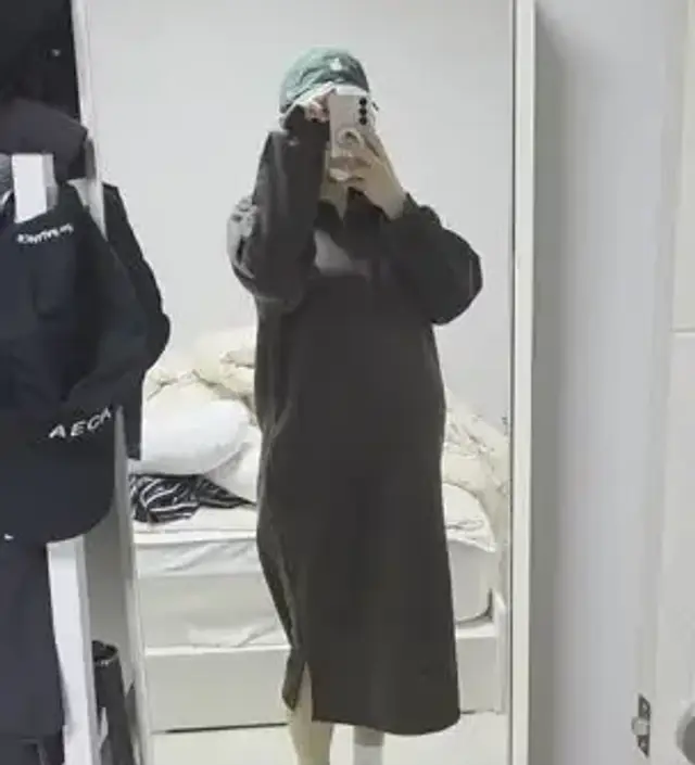 키 164 몸무게 72kg 34주 임산부입니다. 평소 브라운을 좋아해서 초코로 주문했는데 맘