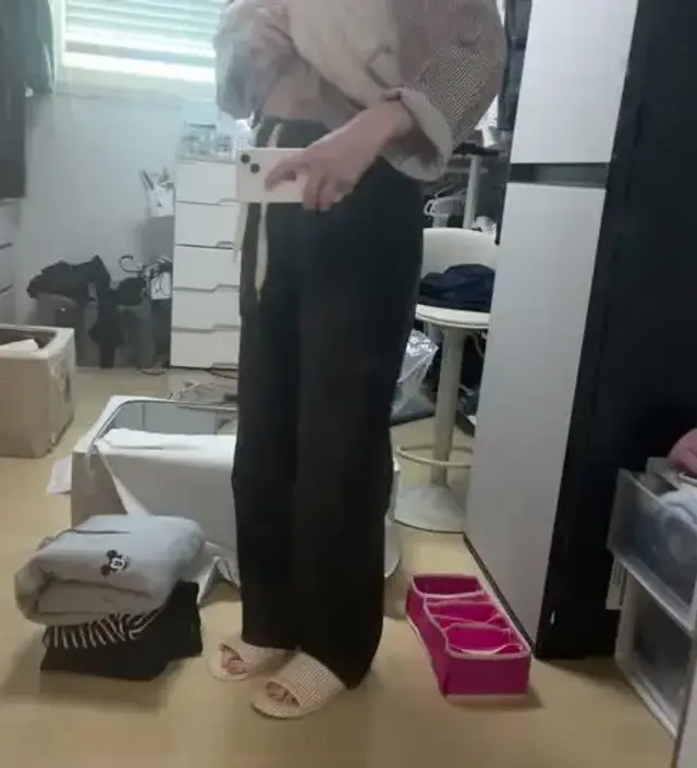 품 크고 길이 길어요 167한테는 딱 예쁜 길이긴 한데 배 덜 나왓으면 엄청 길엇을 것 같