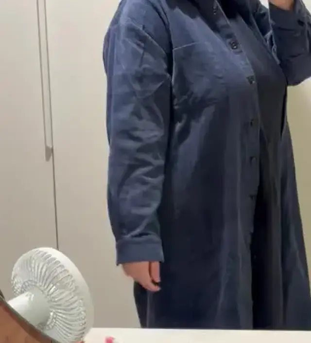 단추는 뻑뻑하고 옷은 무겁고 둔해요 이번엔 쇼핑실패~