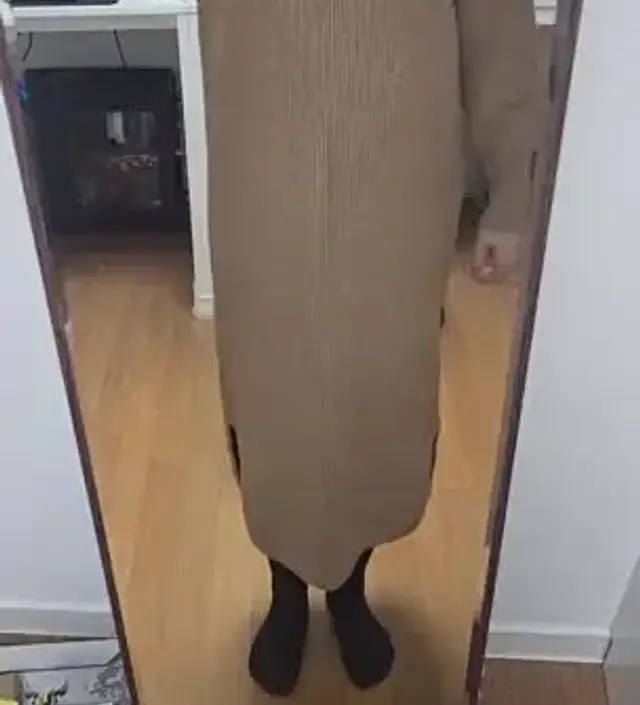 이 카라집업니트 원피스 예뻐요^^ ~
