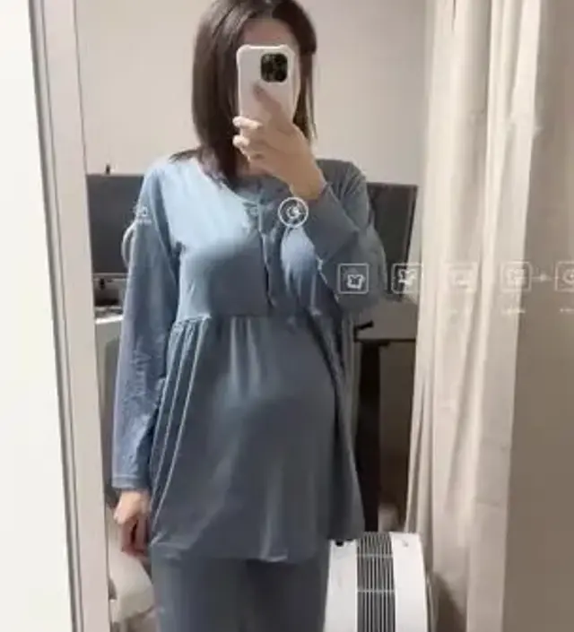 패드가 있어서 너무 좋아요!! ㅠㅠ 패드 있는 임산부 잠옷 찾기 쉽지 않은데 소임에 있