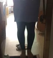 키 165cm/ 몸무게 71kg / 하체비만
