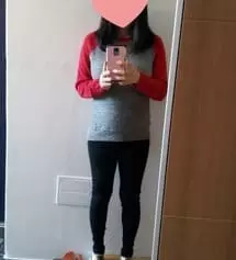 텐셀레깅스보다 길이는 좀 더 제몸에 맞나봐요ㅎ
