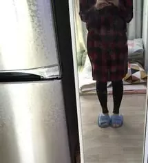 저번에 첫구매로 이 임부 레깅스 진차콜색
