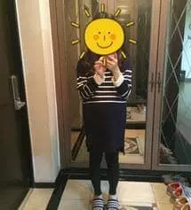 배 윗부분까지 레깅스가 올라와서 편하고 좋습니다~
