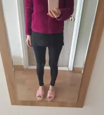 배도 편하고 쫀쫀하고 좋아요~ 3월부터 신기좋은 두께예요
