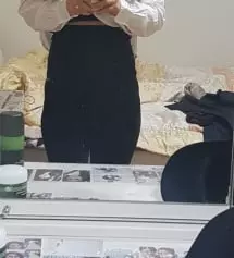 배에 살이 많이 쪄서 주수보다 더 배가나와 옷들이 다 불편했는데 정말편해요~
