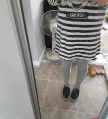 셋째라서배가너무빨리나와레깅스구입했어요
