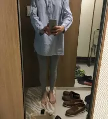 메란지, 블랙, 진차콜 구매했어요. 여름에 입기에는 더울 것 같고, 요즘은 아직 꽃샘추