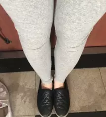 왜 찰떡스판인지 알 것 같아요~~ 쫀쫀하게 잘 붙는데 그렇다고 타이트해서 힘들거나 하